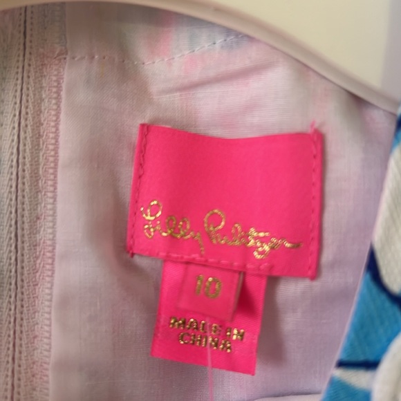 Lilly Pulitzer GIRLS CLASSIC SHIFT DRESS  Multi Pop Up Summer Remix size 7 & 10 - Picture 11 of 11